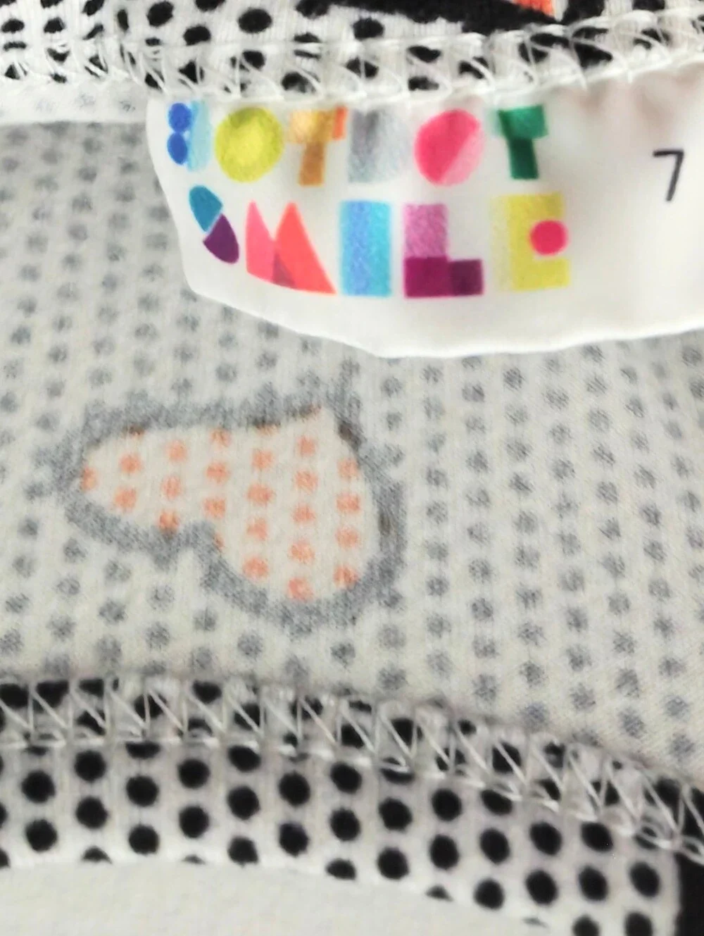 Girls' Polka Dot & Heart-Print Dress with  Ruffle Sleeve Caps